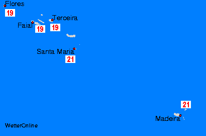 Azorlar/Madeira: Pzt Haz. 10